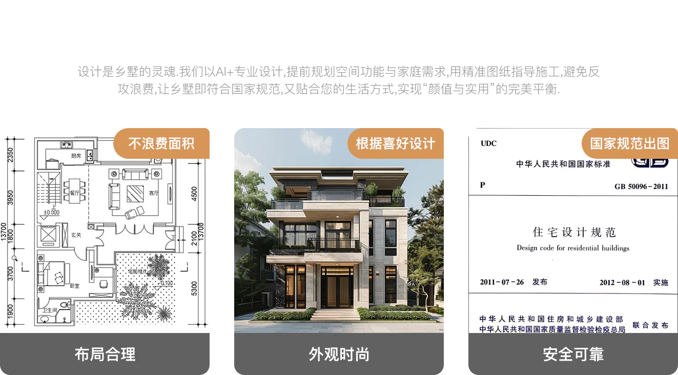乡村建房,为何必须专业设计 — 不浪费面积 / 根据喜好设计 / 国家规范出图
